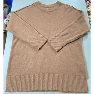 Abercrombie & Fitch Womens Crewneck Sweater Long Tunic Plus Size XXL Split hem